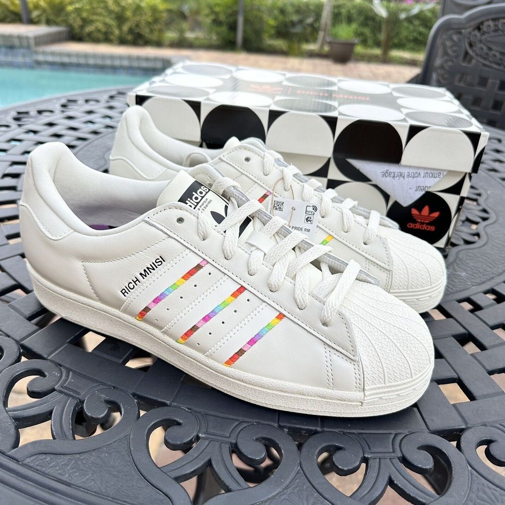 Adidas Superstar x Rich Mnisi Low Pride Men's Athletic Shoes ID7493 - Picture 2 of 13